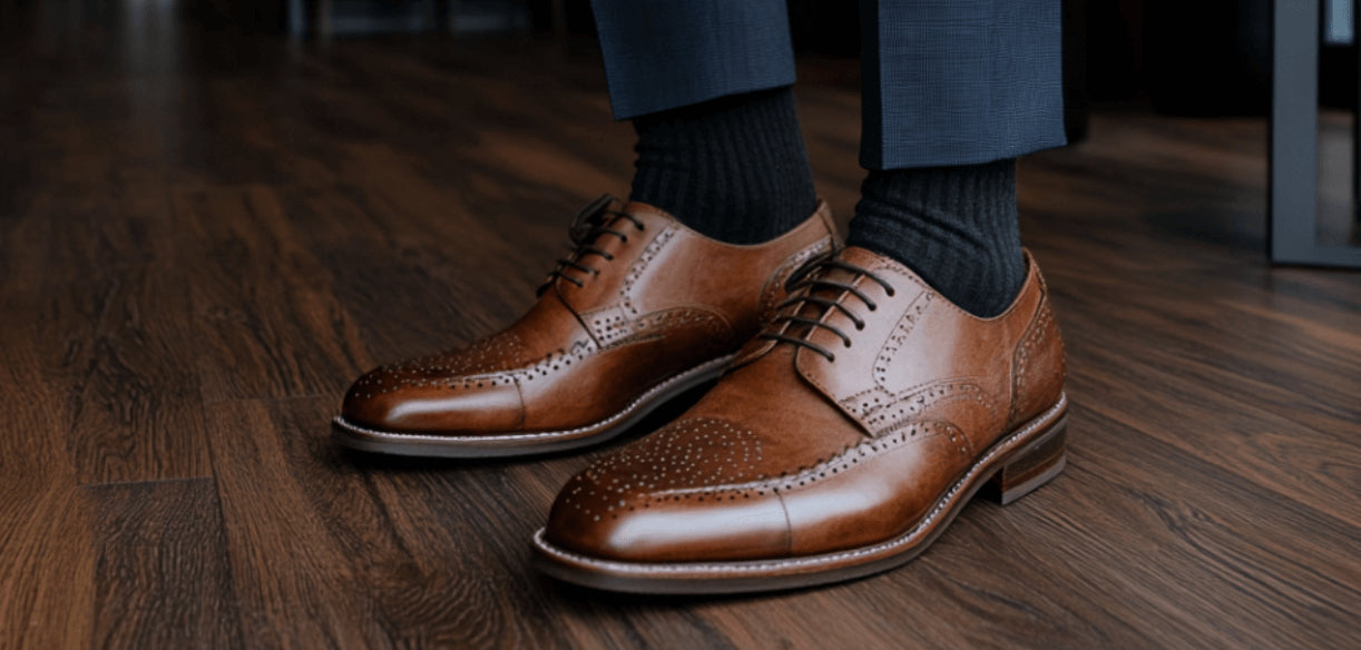 Quelle couleur de chaussures choisir avec un costume de mariage Castleson