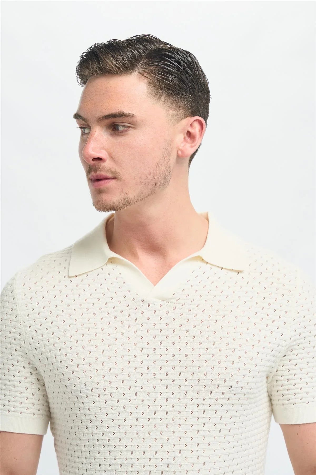 Polo Cavani Axel écru