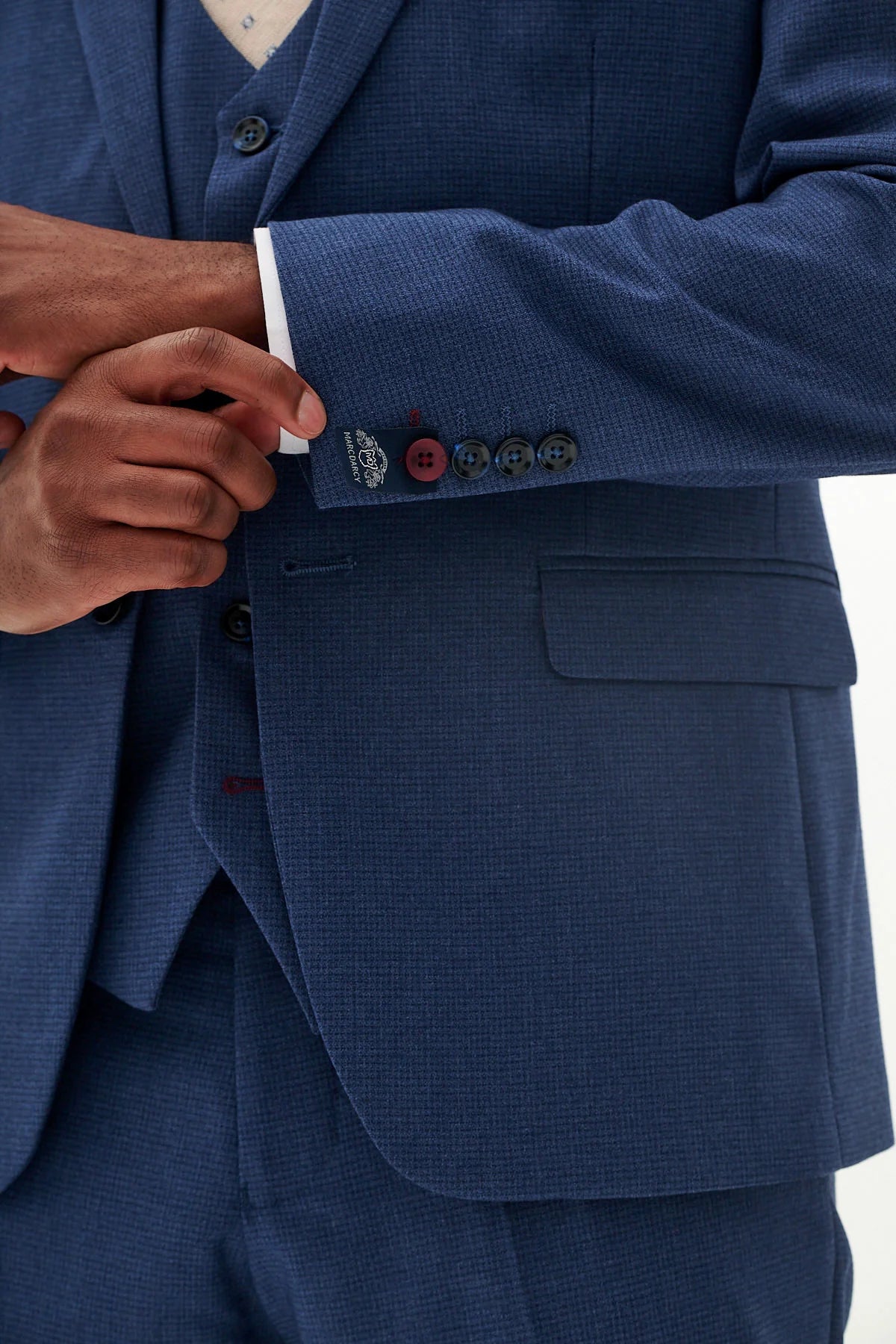 Costume 3 pièces pour homme – Marc Darcy Ashley Marine