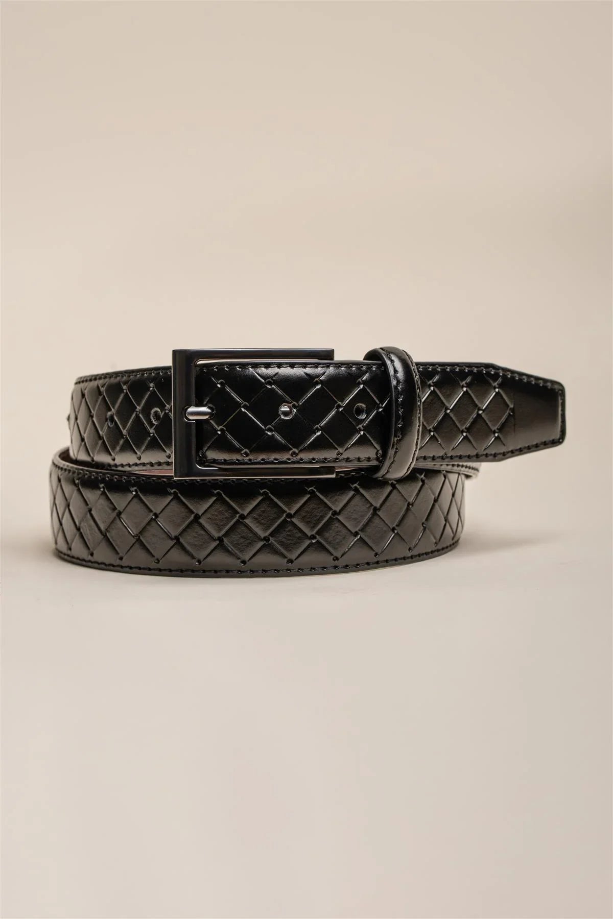 Ceinture en cuir Cavani – BT06 Noir