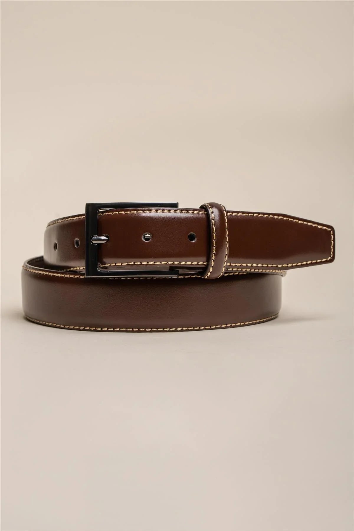Ceinture en cuir Cavani – BT04 Marron