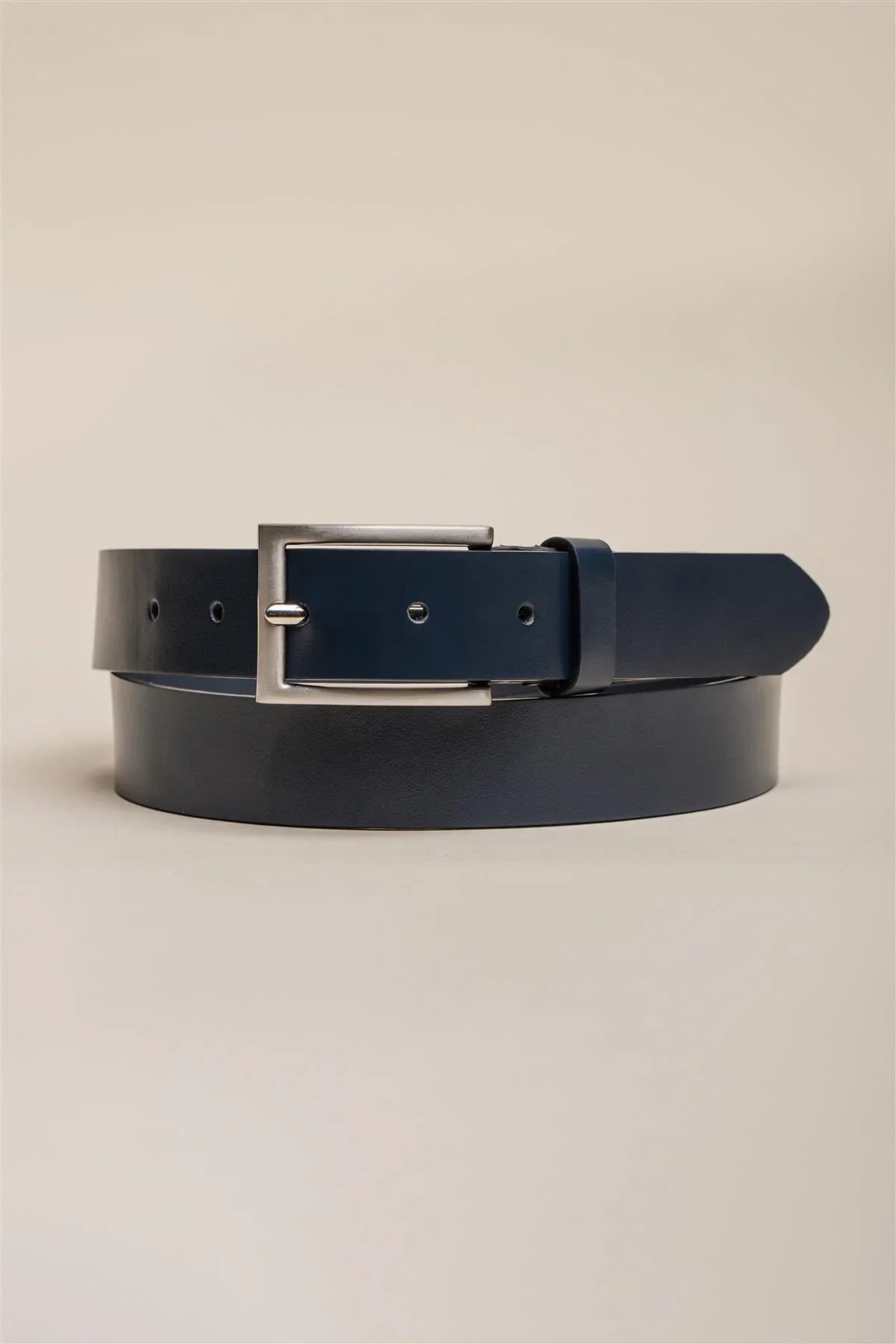Ceinture en cuir Cavani – BT05 Bleu marine