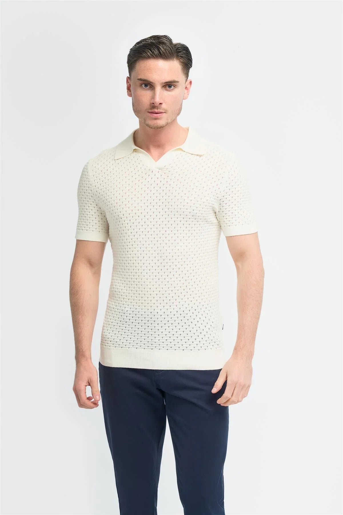 Polo Cavani Axel écru