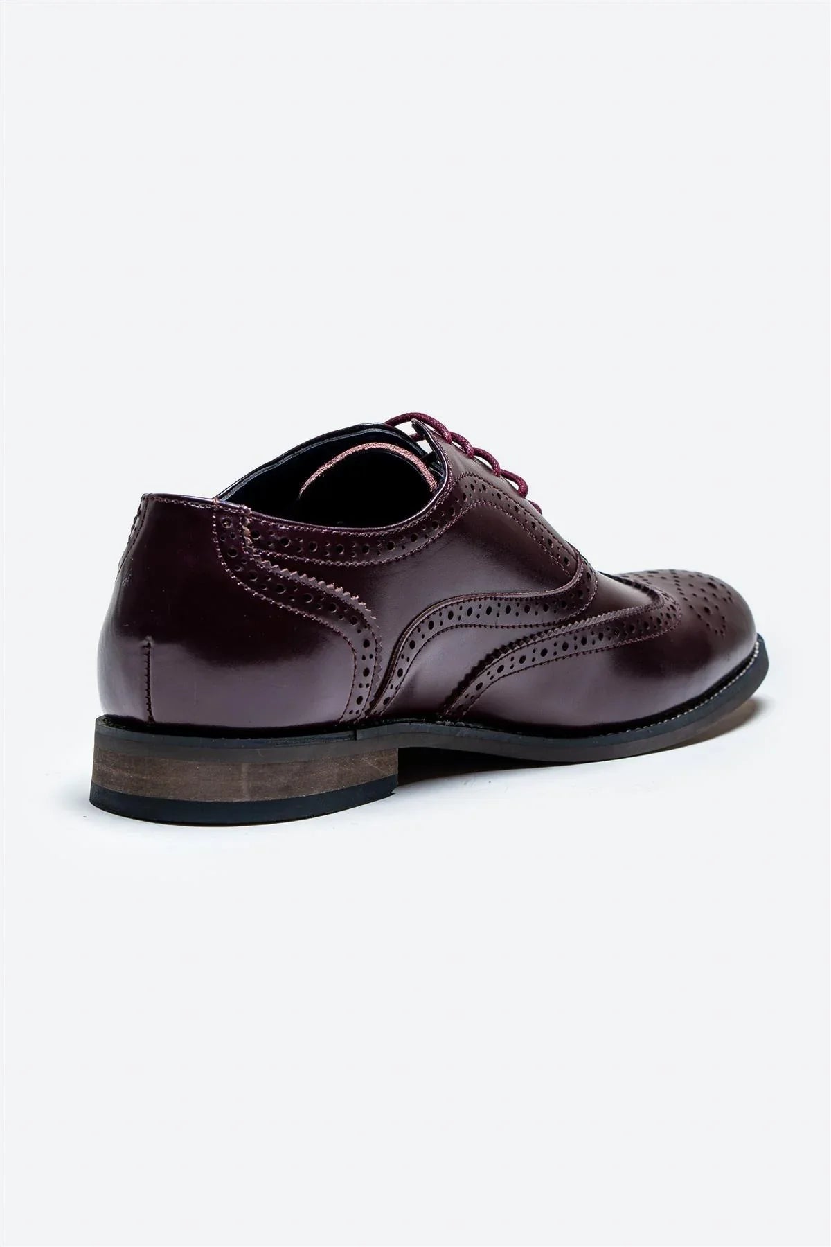 Chaussures Cavani Clark bordeaux – Richelieu à bout fleuri