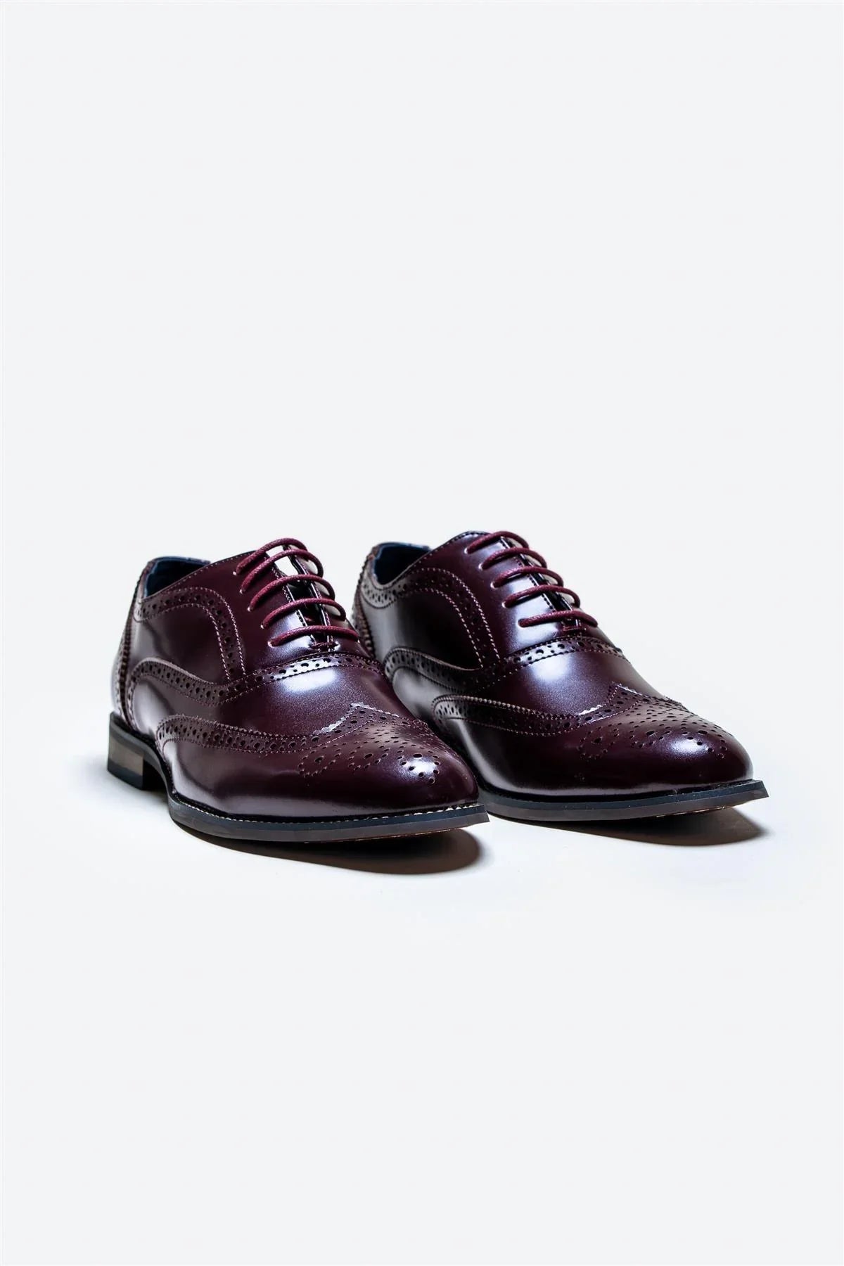 Chaussures Cavani Clark bordeaux – Richelieu à bout fleuri