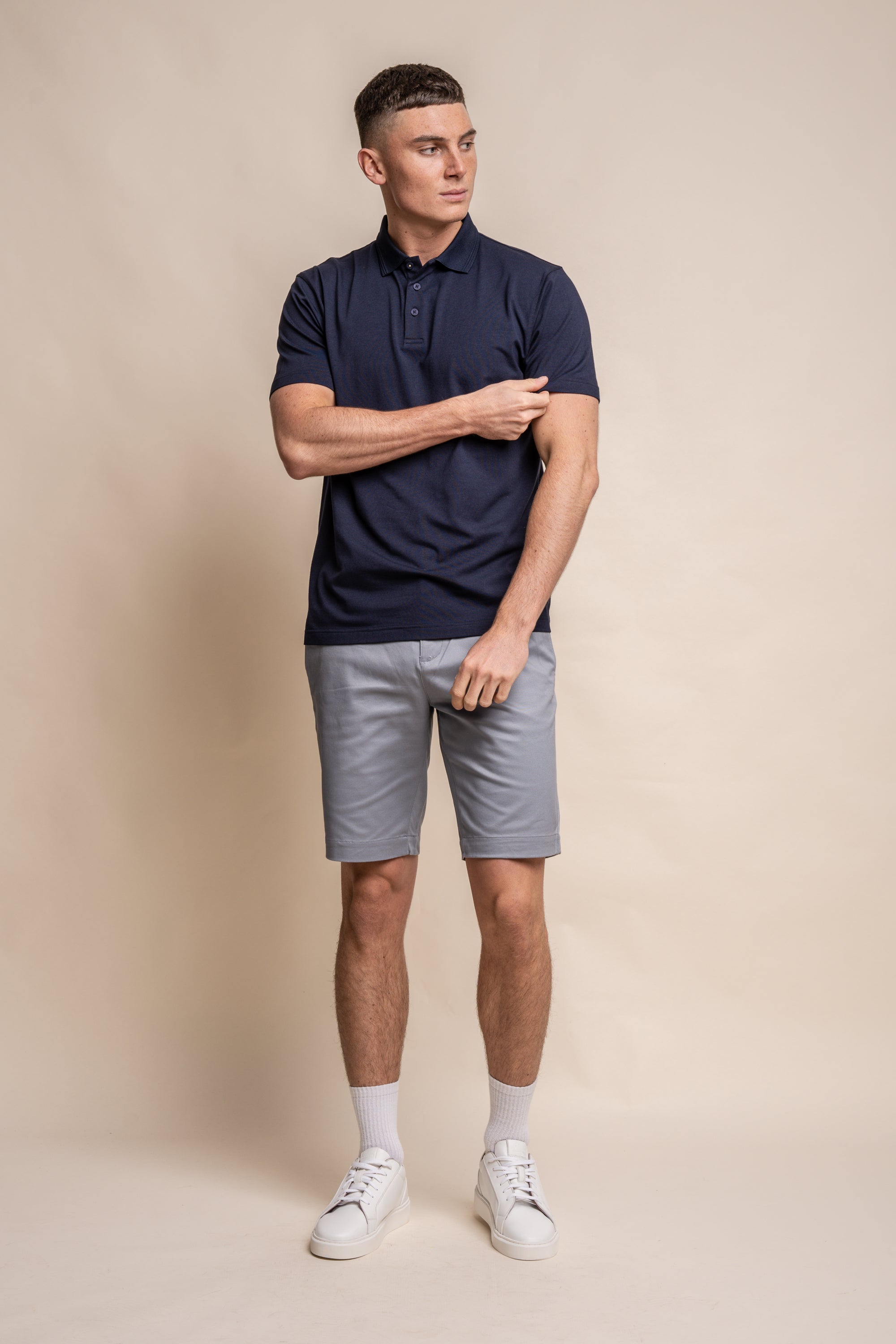 Polo Cavani Kelsey bleu marine