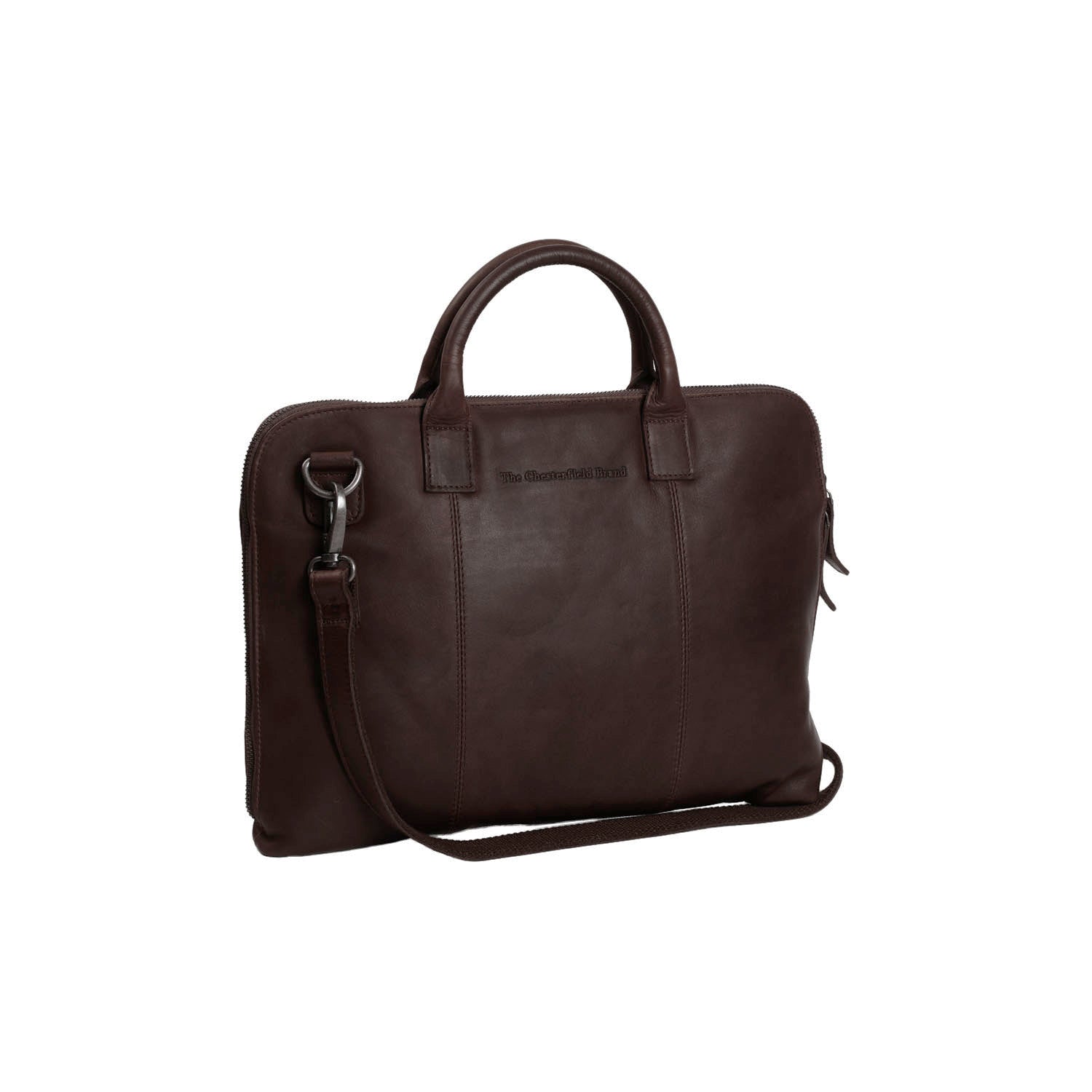 Sac pour ordinateur portable en cuir - The Chesterfield Brand Harvey Marron