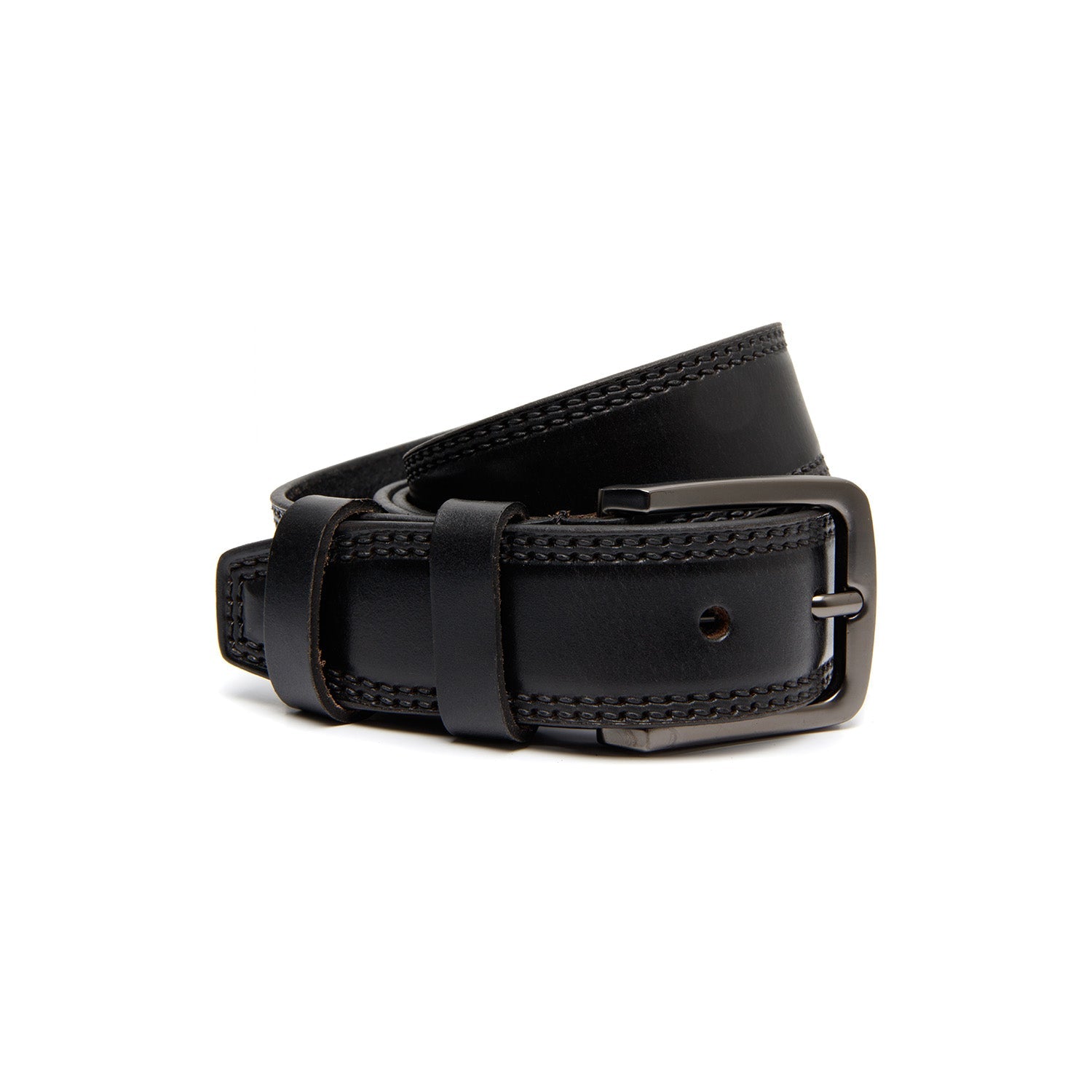 Ceinture en cuir de buffle – The Chesterfield Brand Tanaro Noir