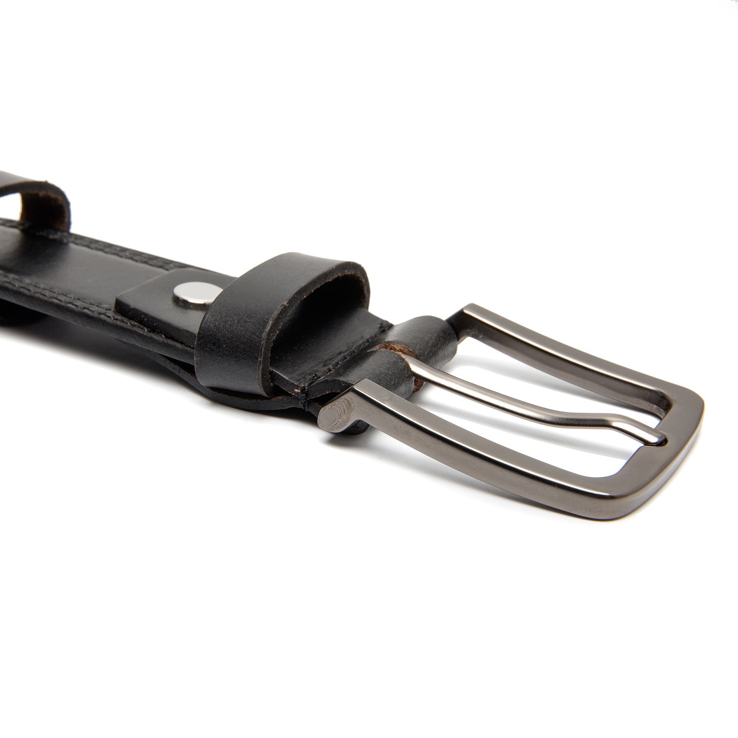 Ceinture en cuir de buffle – The Chesterfield Brand Tanaro Noir