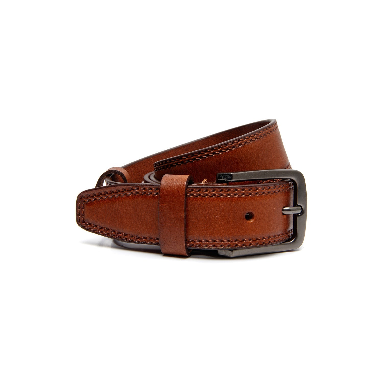 Ceinture en cuir de buffle – The Chesterfield Brand Tanaro Cognac