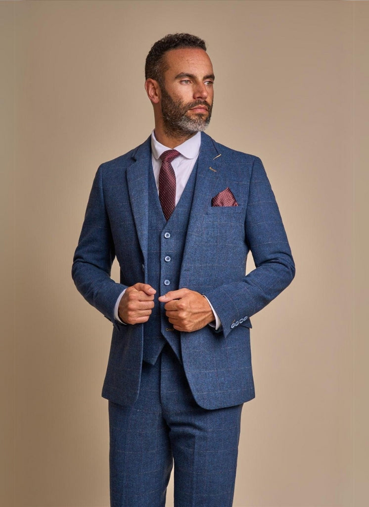 Cavani - Blazer Carnegi Tweed Marine