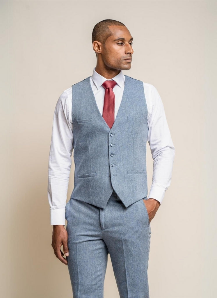 Cavani - Gilet Wells Bleu Clair