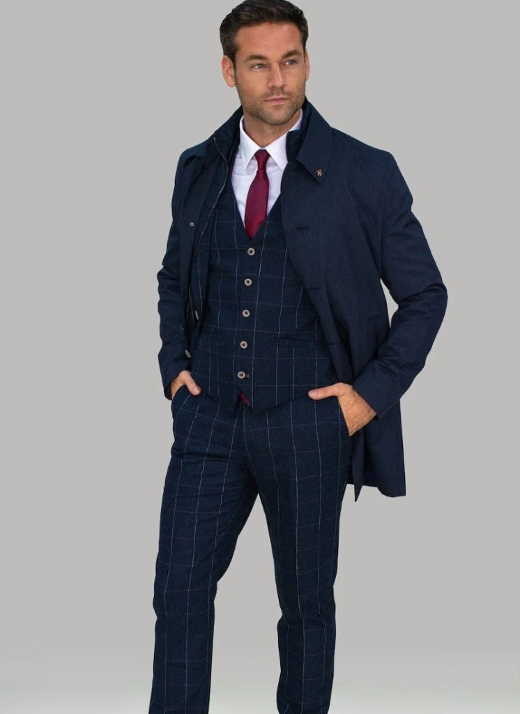 Manteau Mac Cavani Brando – Bleu marine