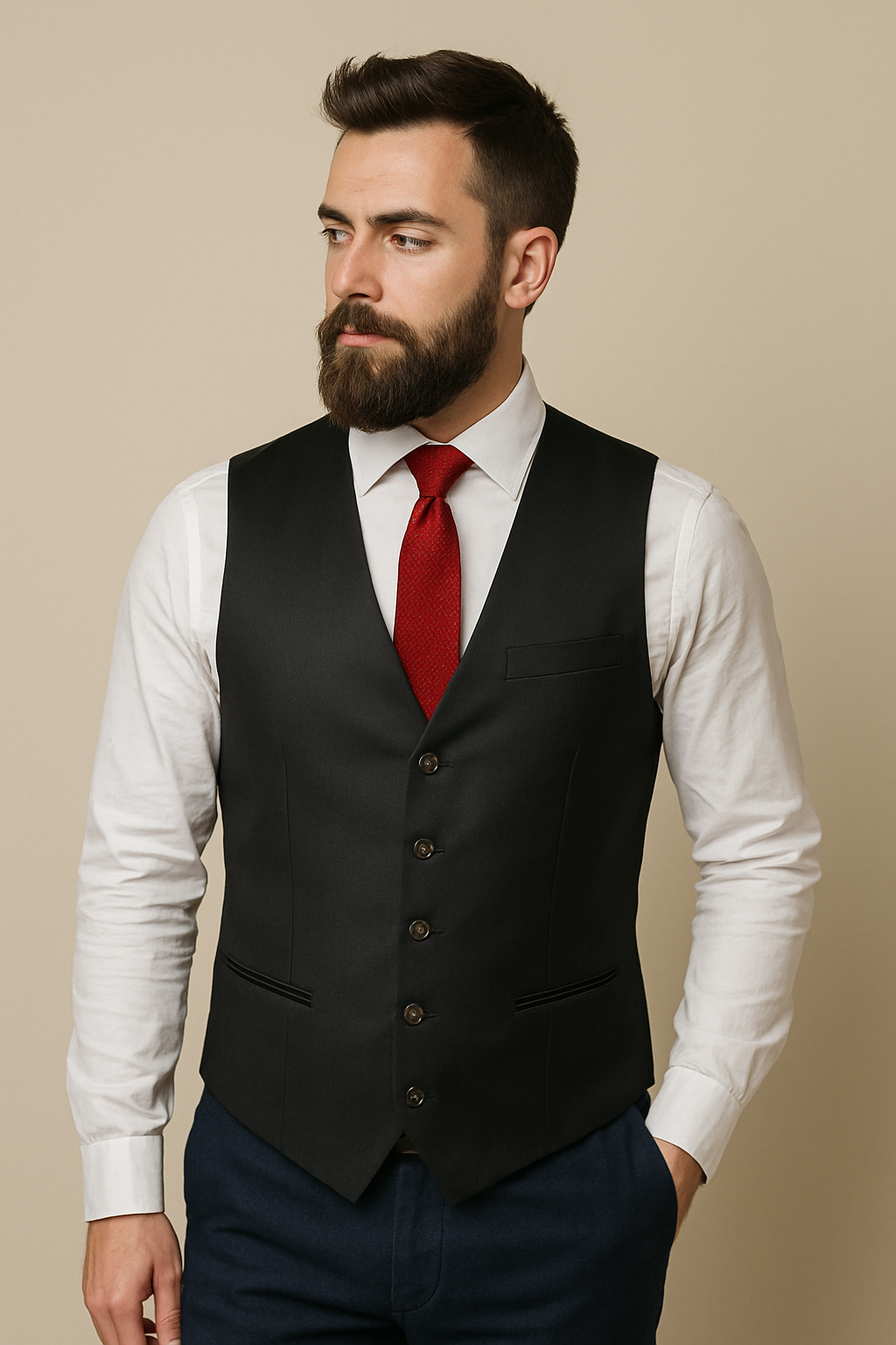 CASTLESON - Gilet Bradley Noir