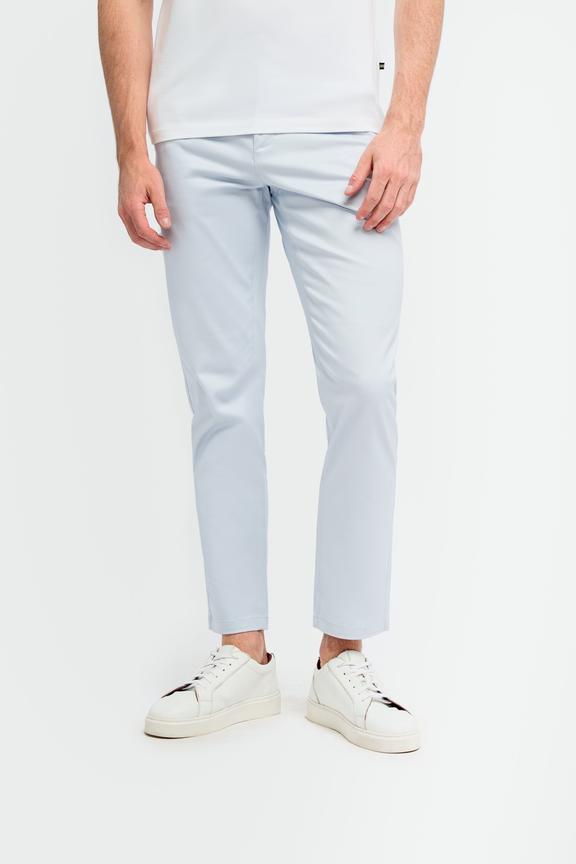 Chino pantalon homme Ice Blue - Cavani Dakota