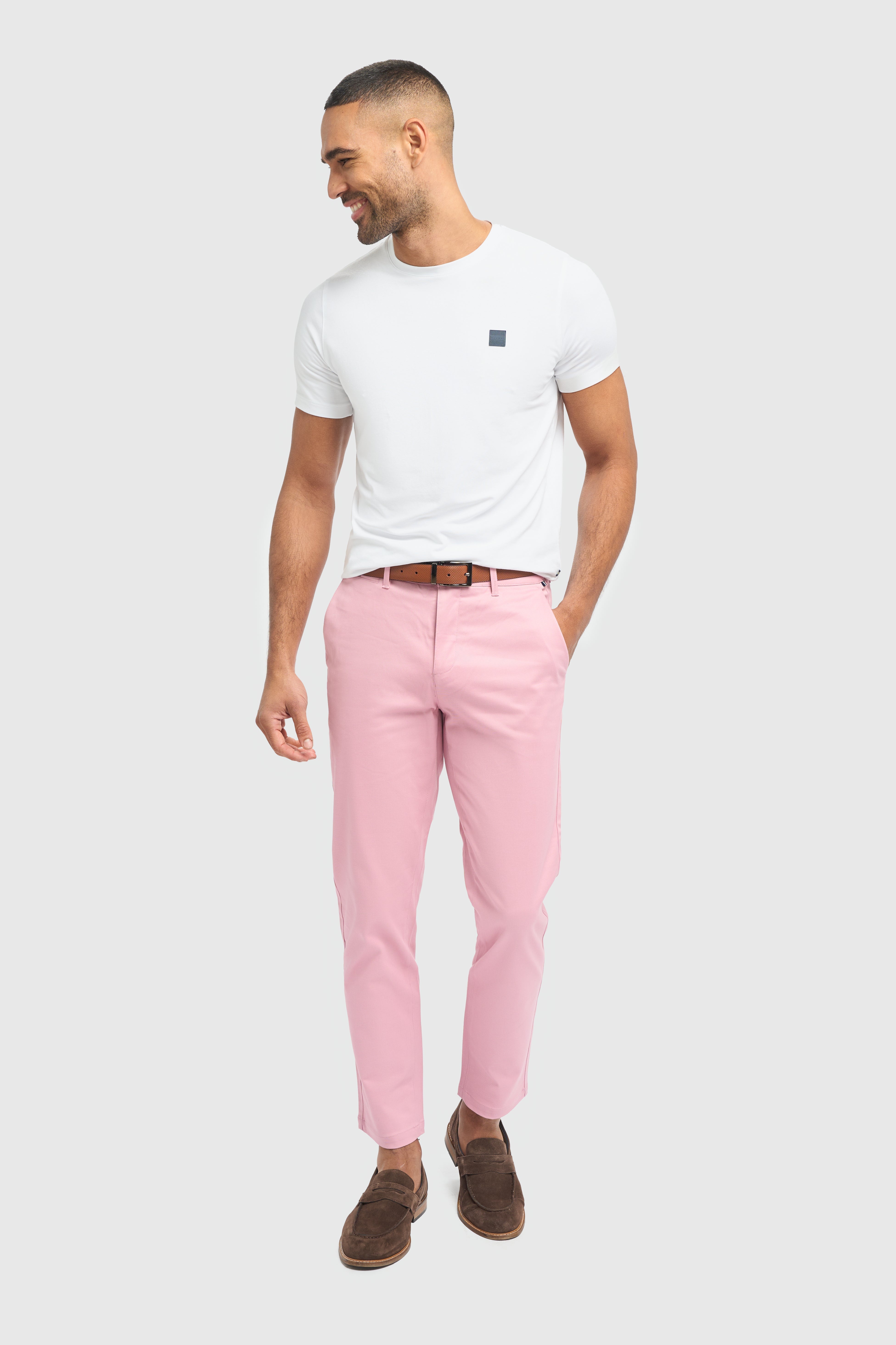 Chino pantalon homme - Cavani Dakota Mauve