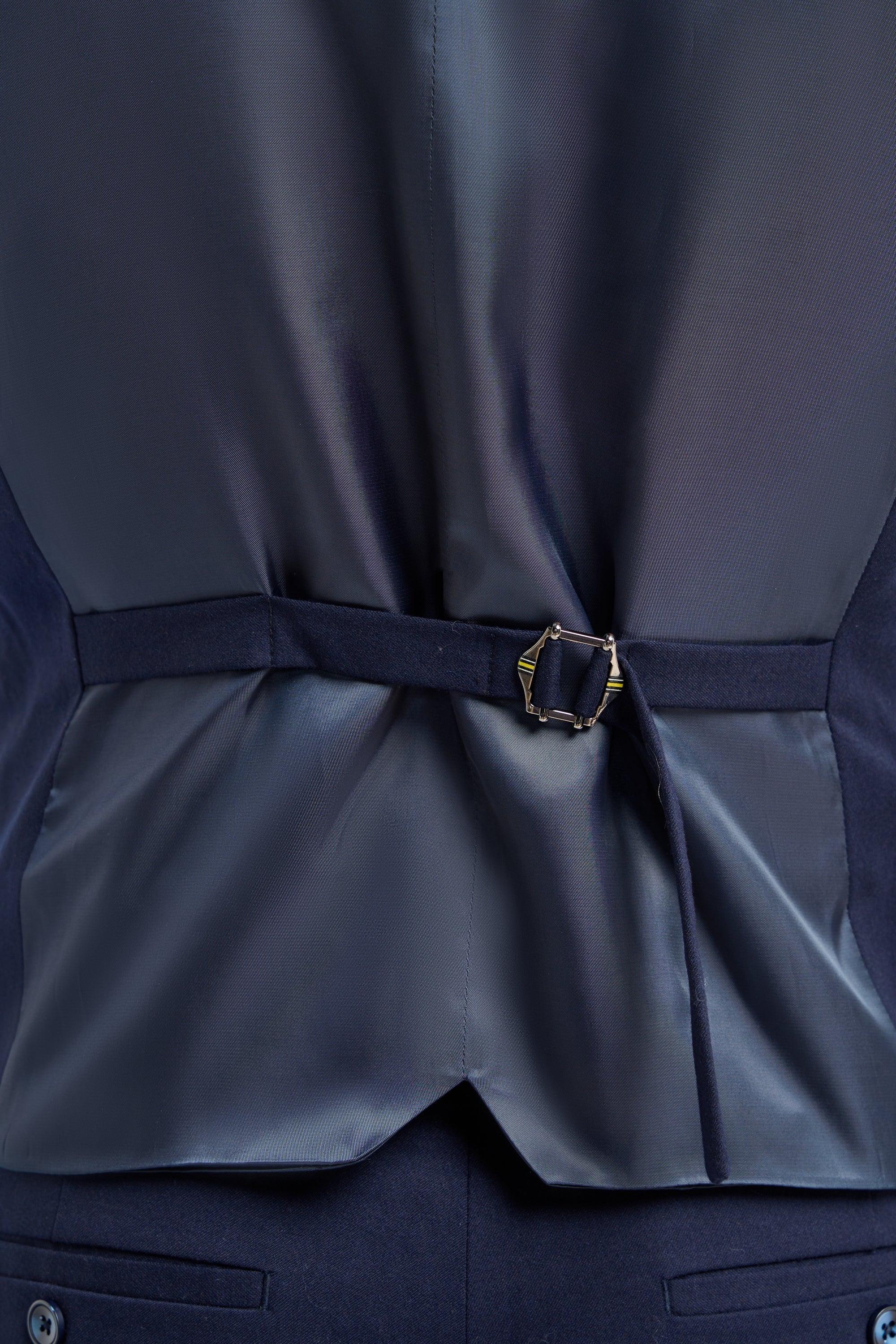 Cavani James - Gilet Navy Super 130s Laine