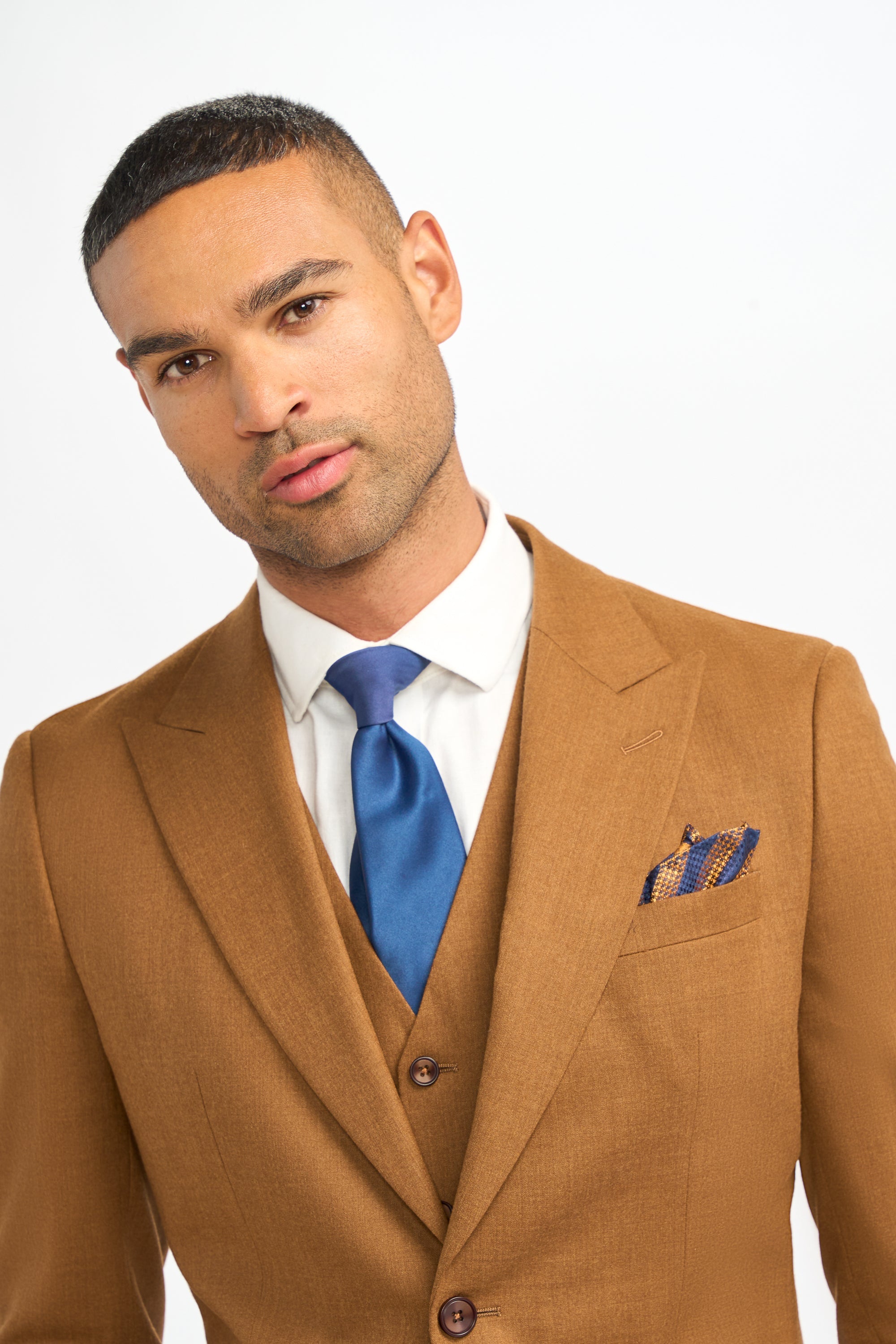 Costume trois pièces pour homme – Cavani James Sierra Laine Super 130s