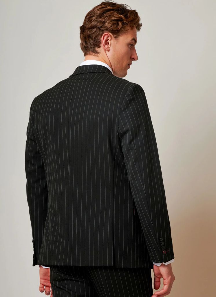 Marc Darcy - Blazer Rayé Rocco Noir DB 2