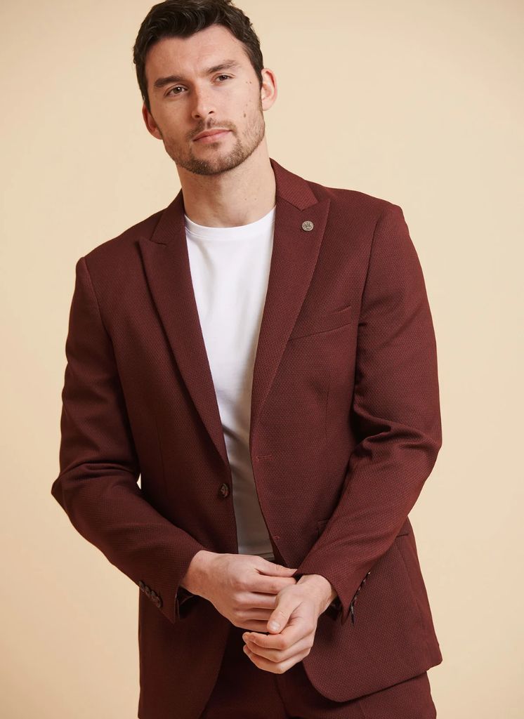 Marc Darcy - Blazer MAX Rouge Vin 1