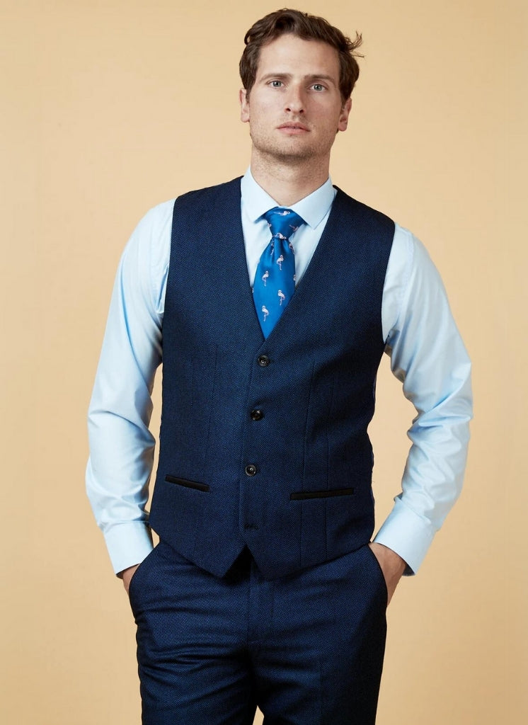 Marc Darcy - Gilet Bleu Marine Callum