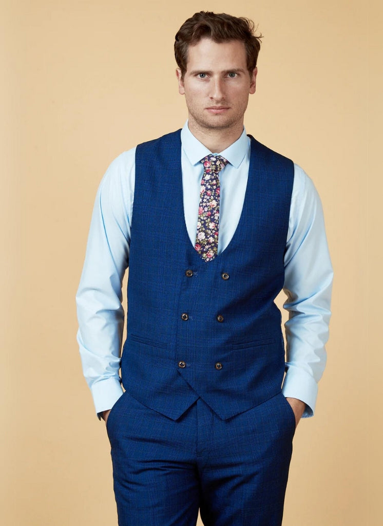 Marc Darcy - Gilet Bleu Roi George