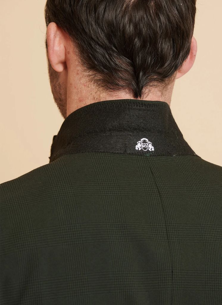 Marc Darcy - Blazer à Carreaux Bromley Vert Olive DB 2