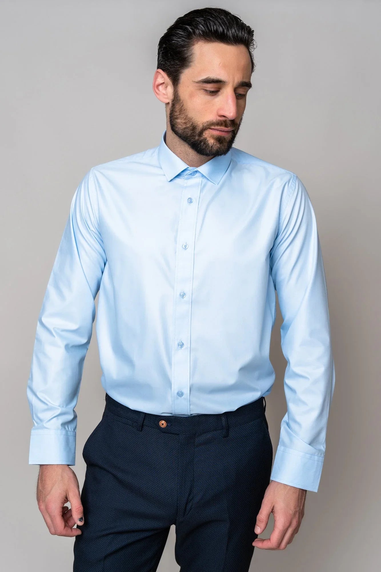 Chemise Marc Darcy Carter bleu ciel