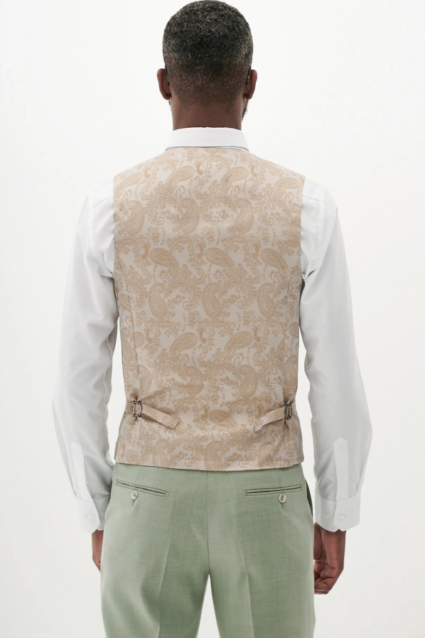 Costume trois pièces pour homme – Marc Darcy Finley Vert Mousse