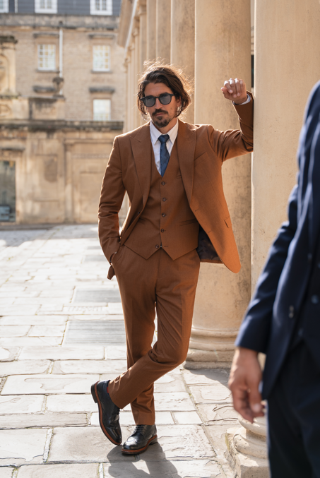 Costume trois pièces pour homme – Cavani James Sierra Laine Super 130s