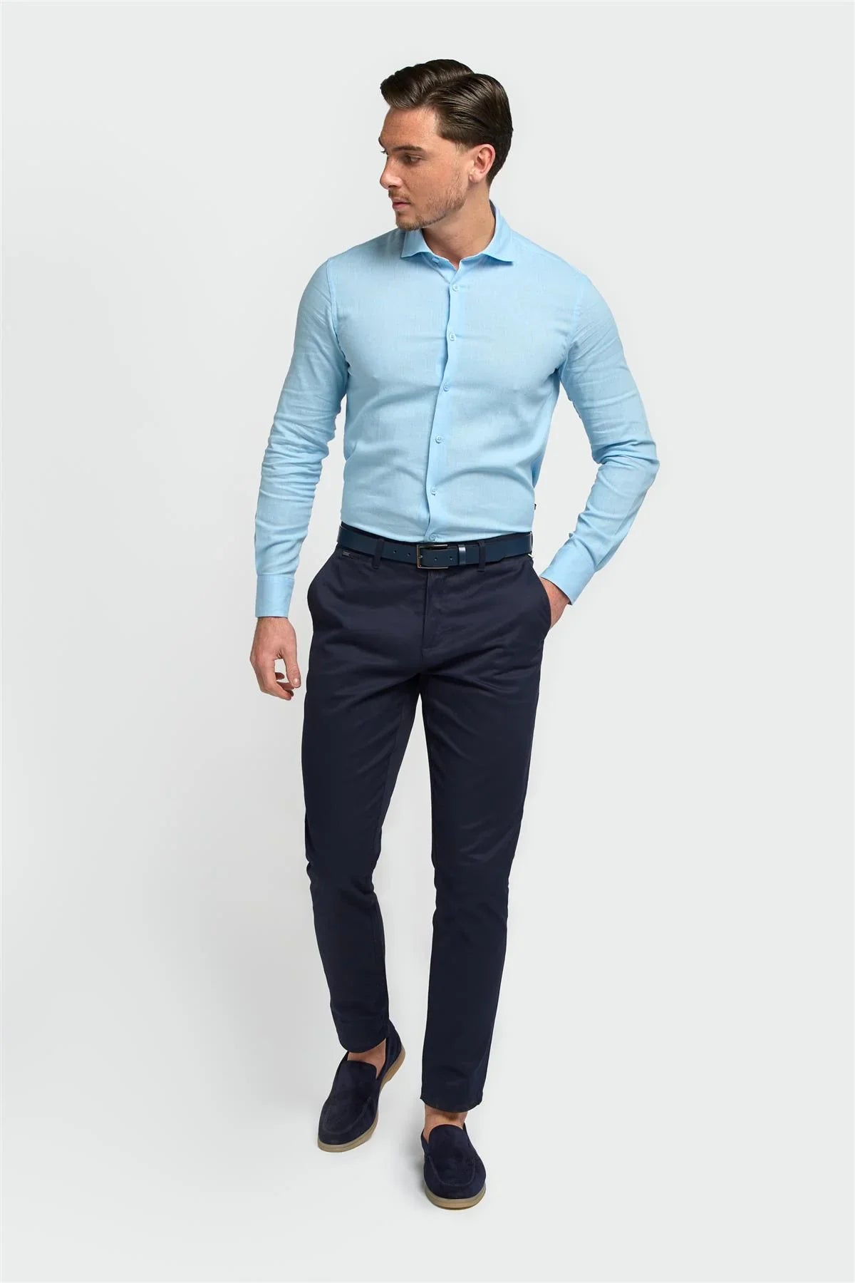 Chemise Cavani Matera bleu ciel