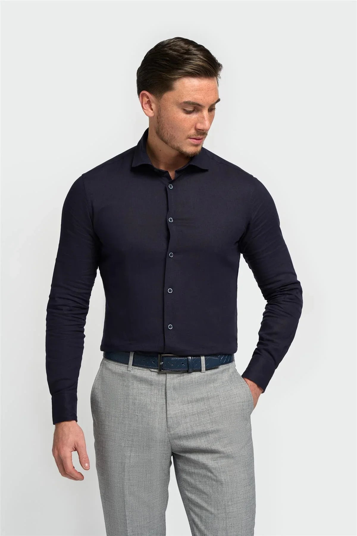 Chemise Cavani Matera bleu marine