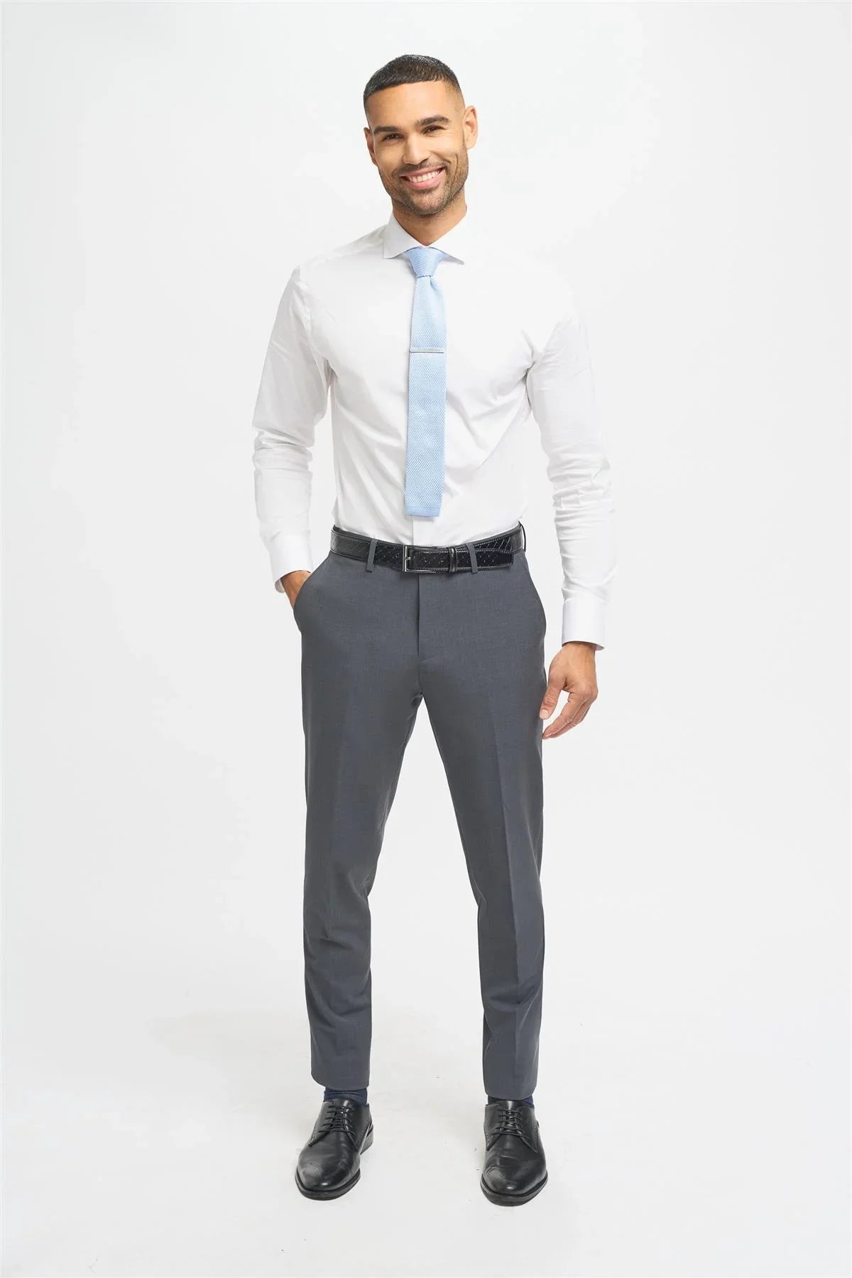 Cavani – Pantalon Bond gris anthracite