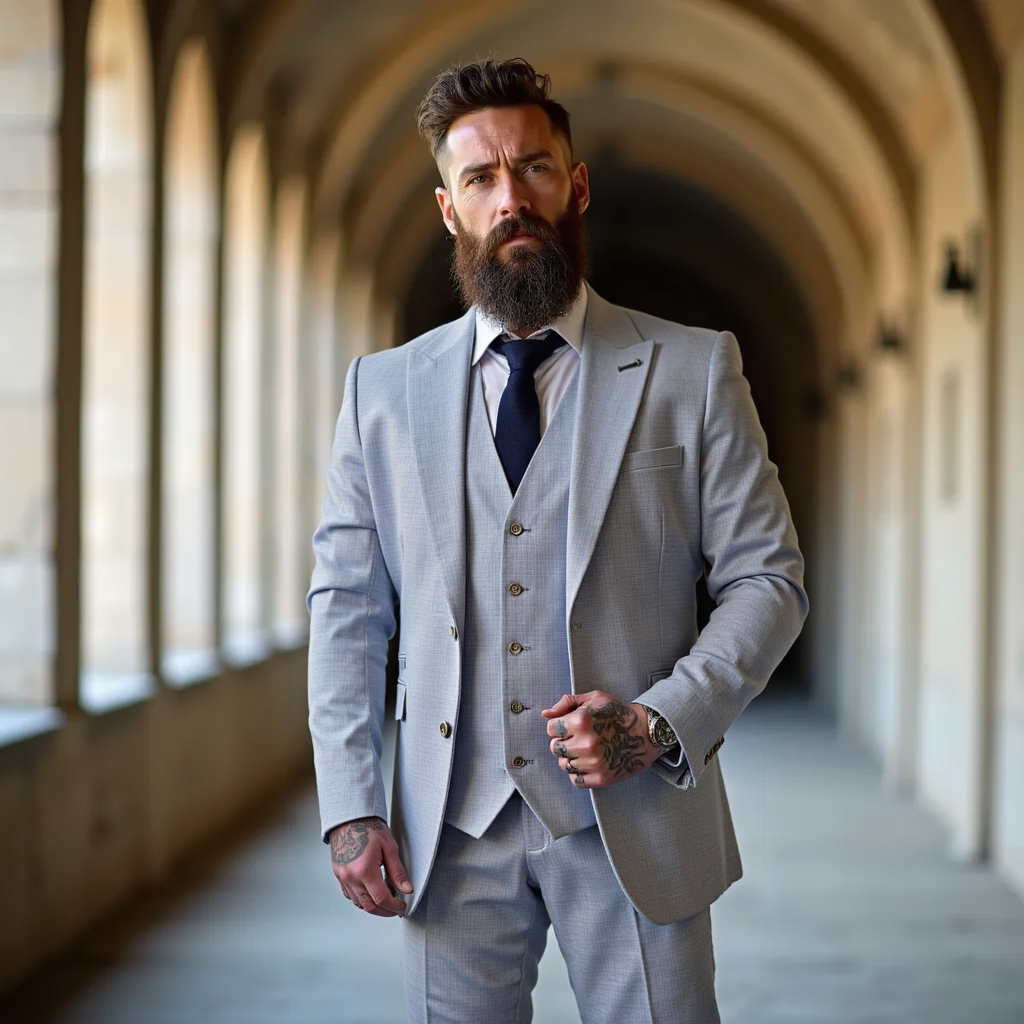 Costume trois pièces homme - Cavani Tropez Ciel