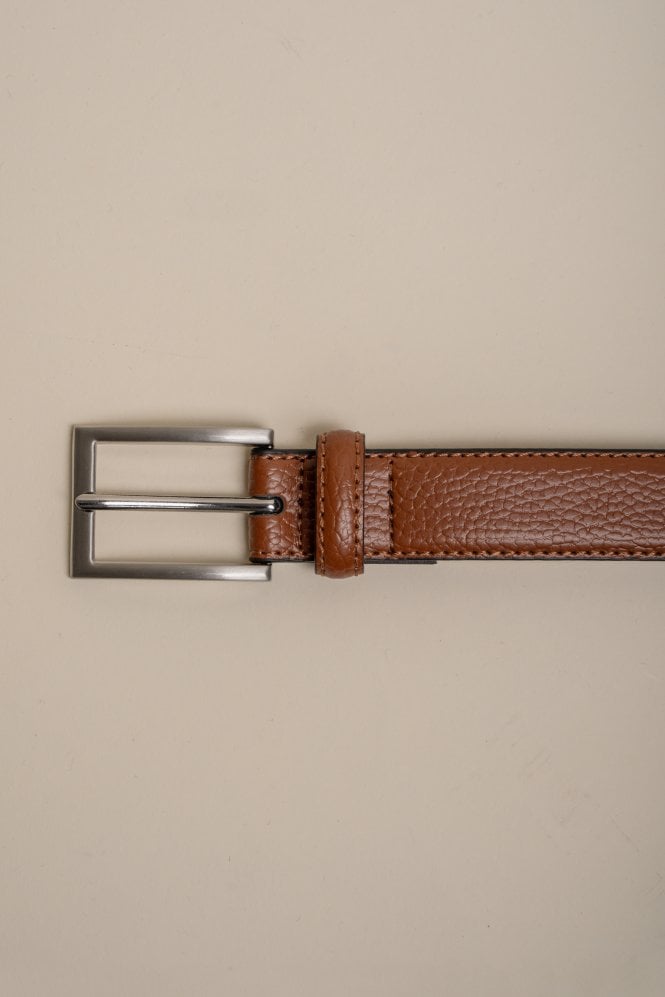 Ceinture en cuir Cavani marron clair - Riem