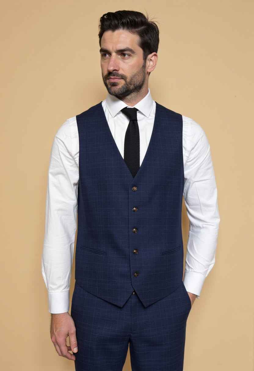 CASTLESON - Gilet Phantom Bleu Marine