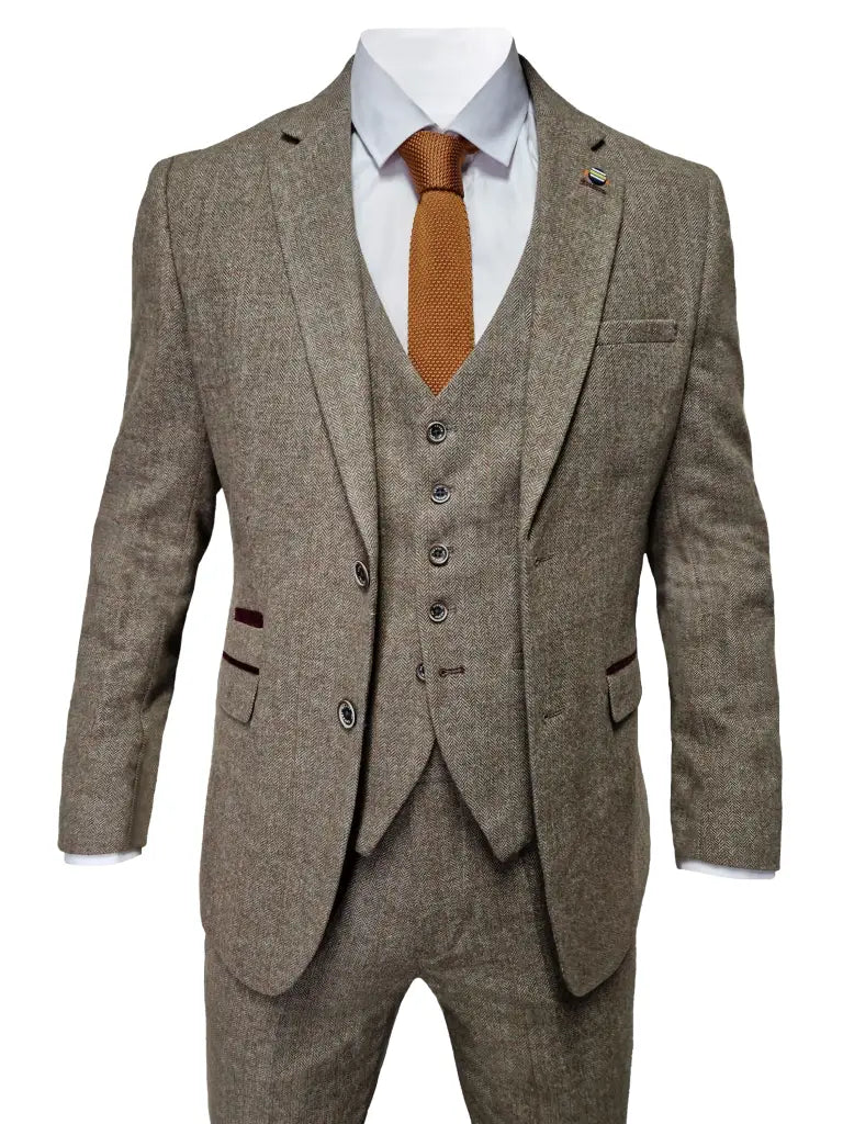 Costume trois pièces Cavani Gaston Sage
