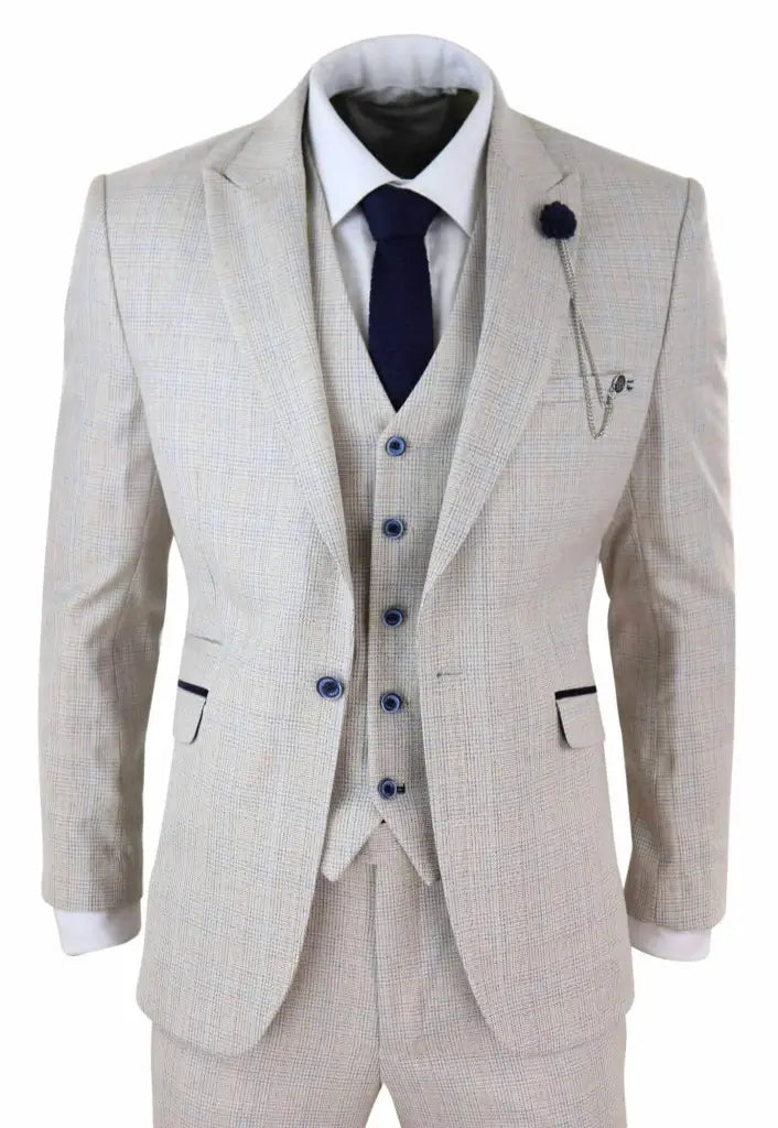 Costume pour hommes beige - Cavani Caridi
