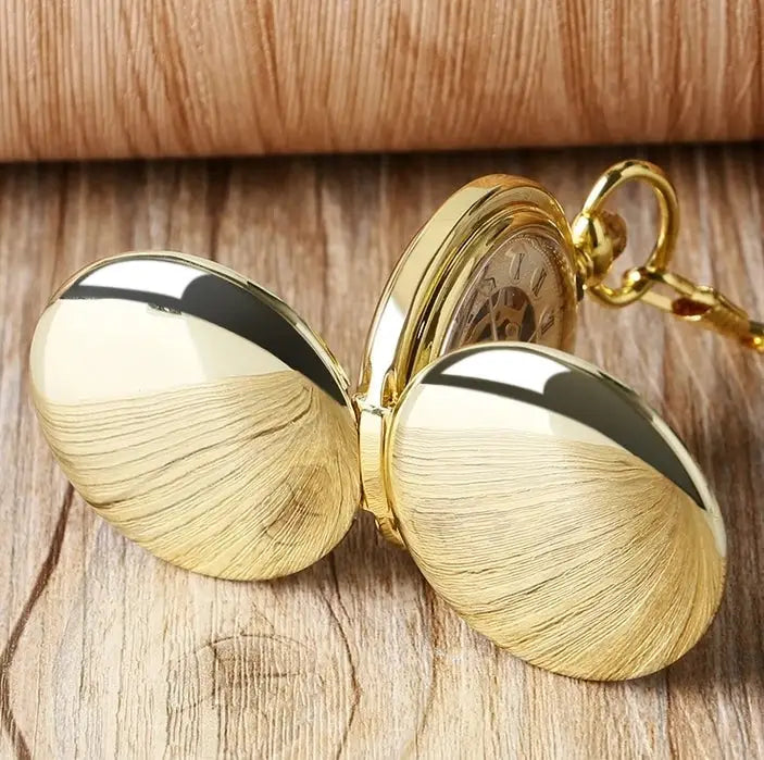 Montre à gousset rétro style Peaky Blinders - Coloris or