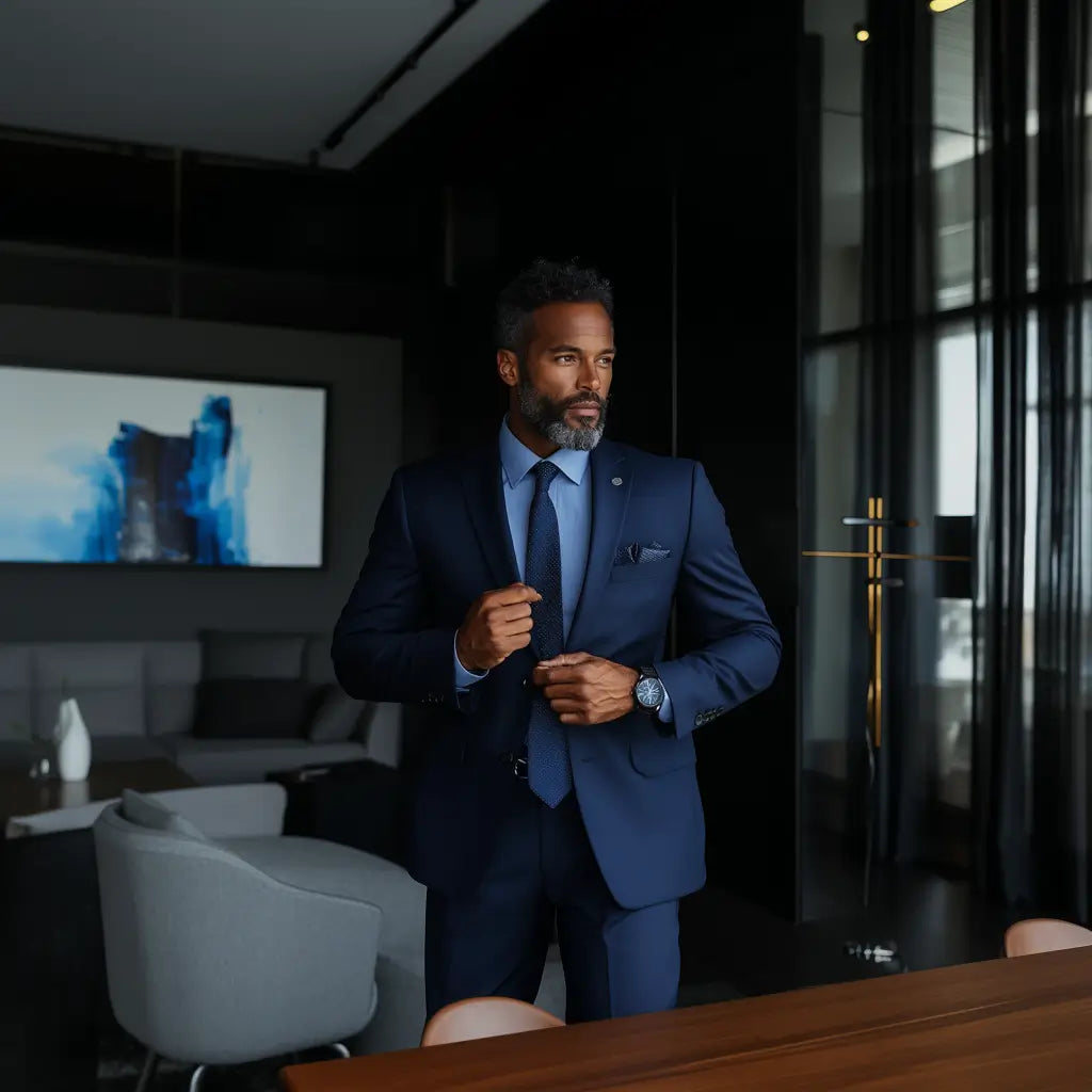 Quelle couleur de chemise assortir avec un costume bleu ?
