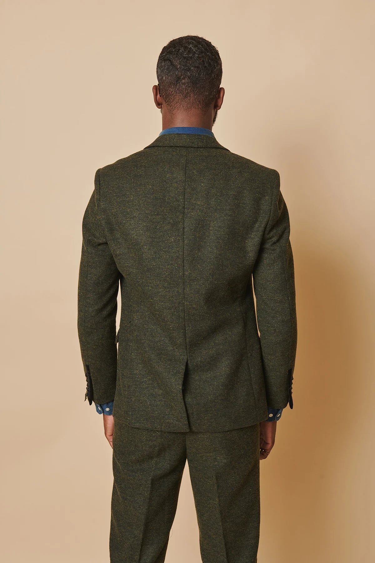 Costume pour homme à trois pièces Tweed Marlow Verts