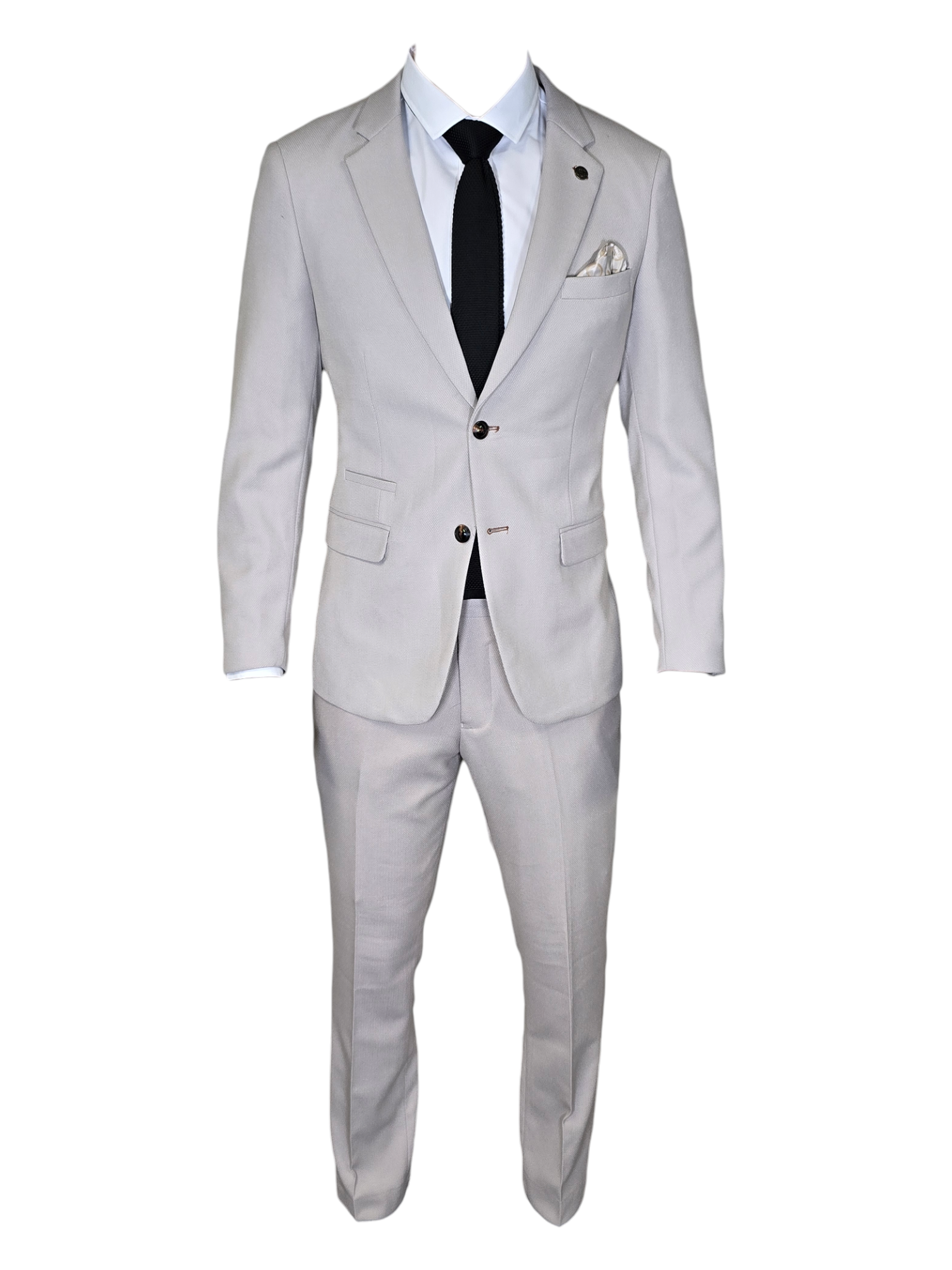 Costume 2 pièces - Costume pour homme en pierre - HM5 Blanc Pierre de Marc Darcy