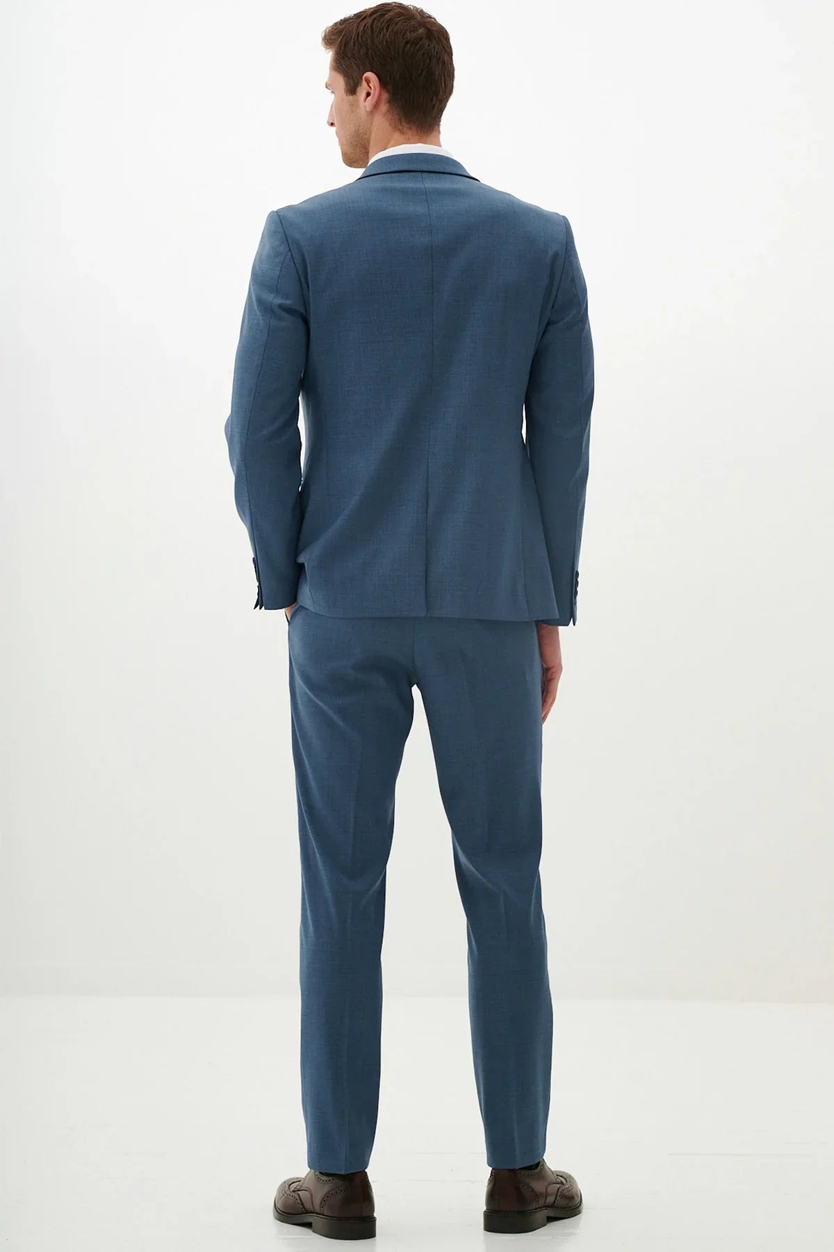 Costume deux pièces pour homme – Marc Darcy Finley Bleu Canard