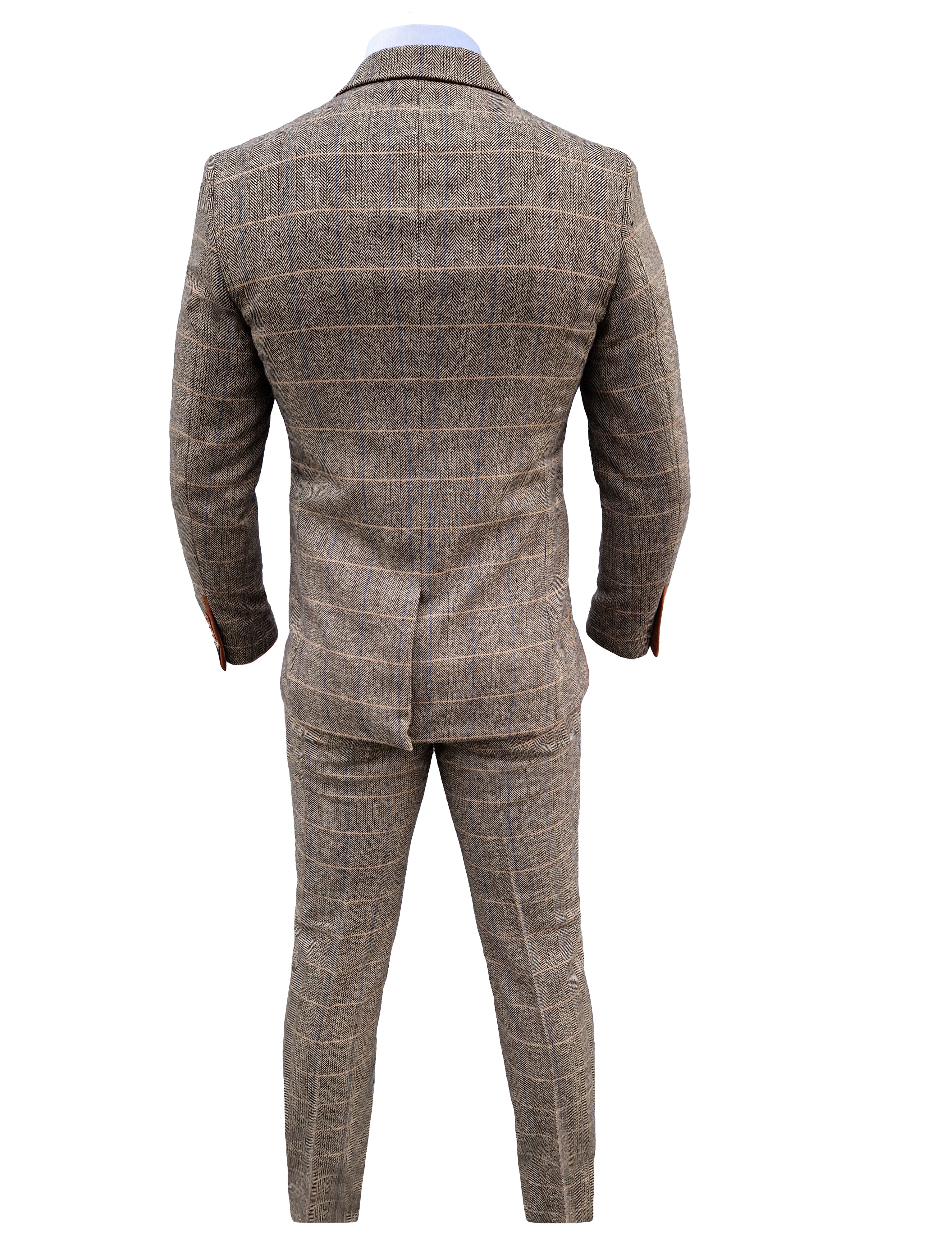 Costume trois pièces pour homme Marc Darcy Herringbone