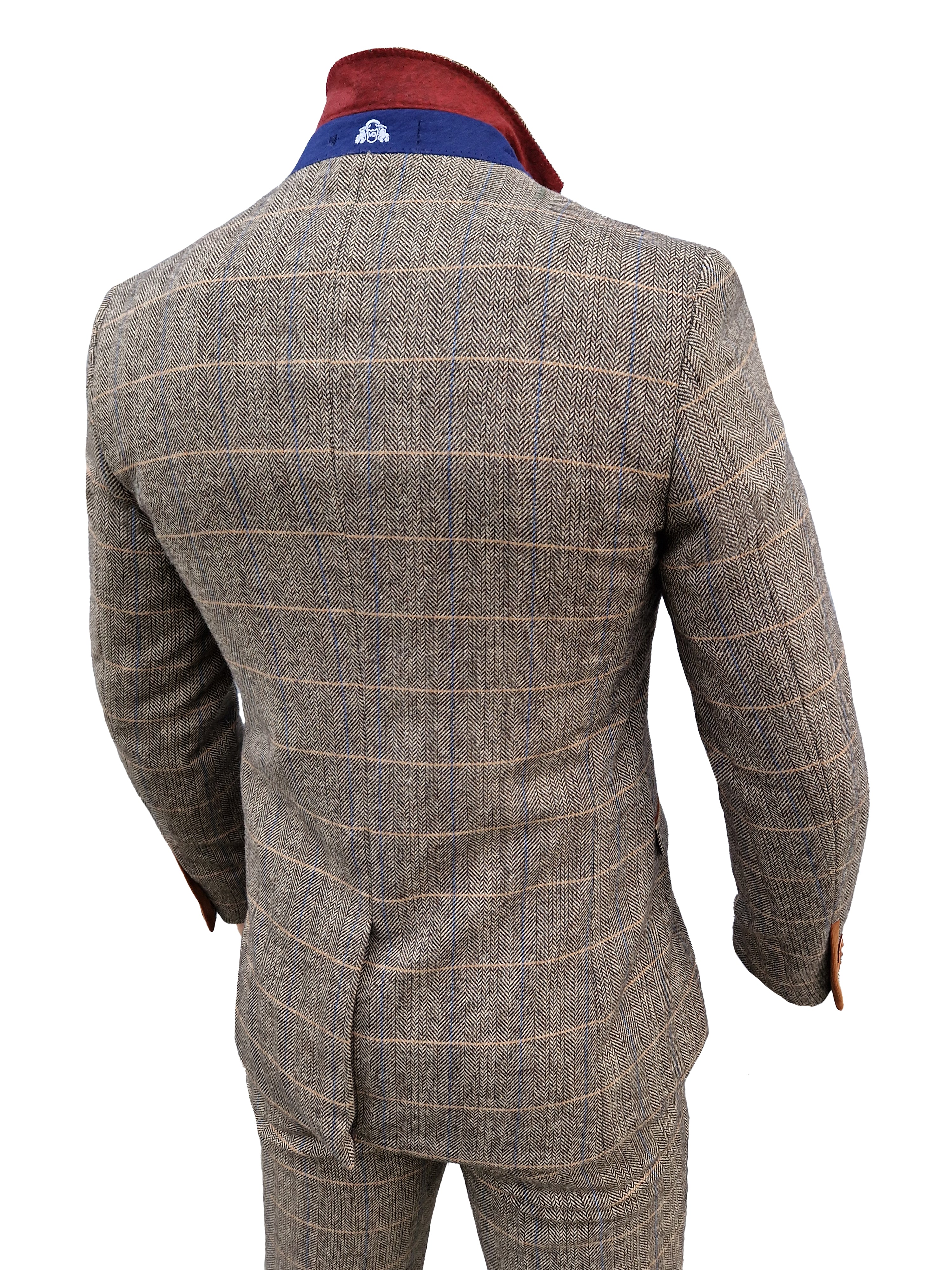 Costume trois pièces pour homme Marc Darcy Herringbone