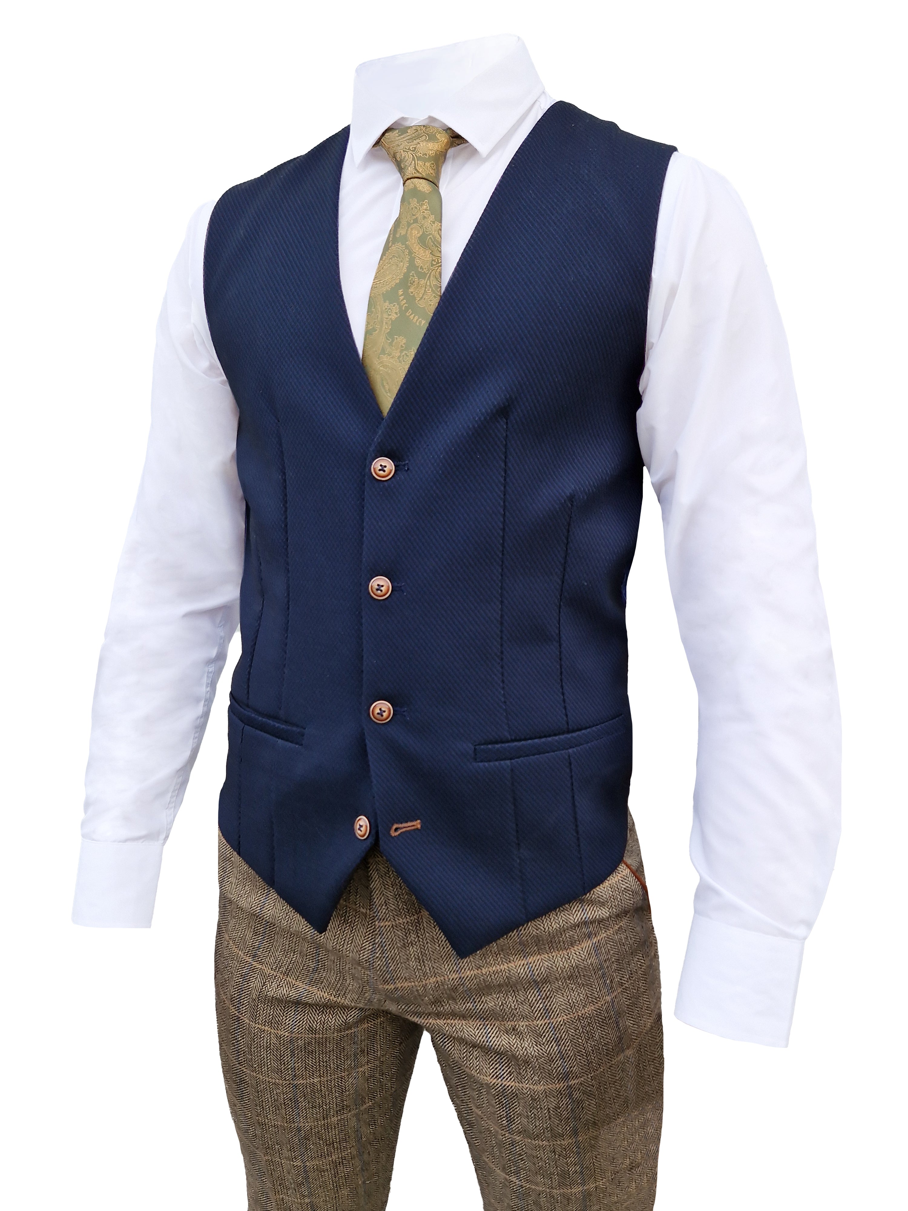 Mix and match - Costume pour hommes 3 pièces Herringbone