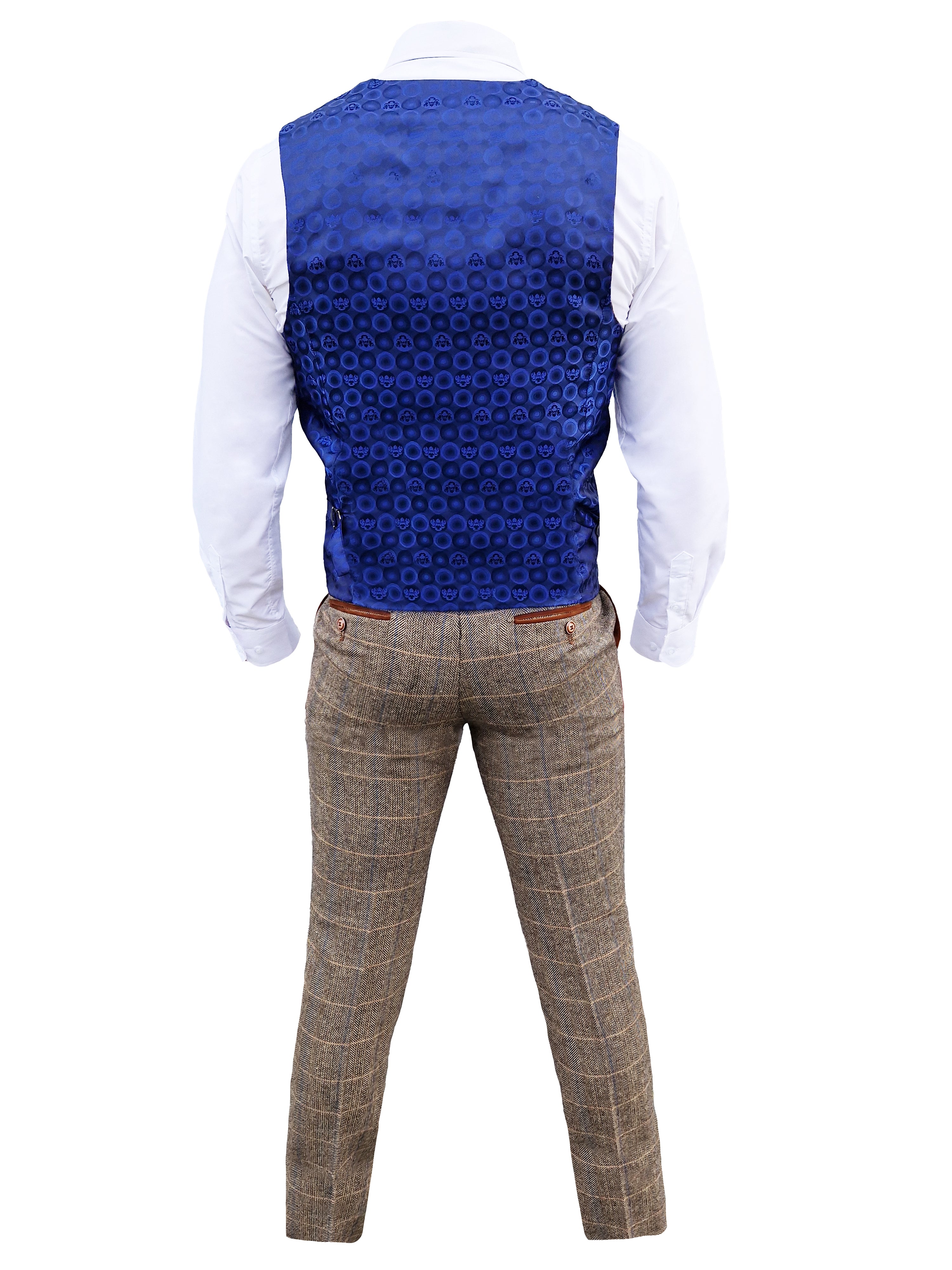 Mix and match - Costume pour hommes 3 pièces Herringbone