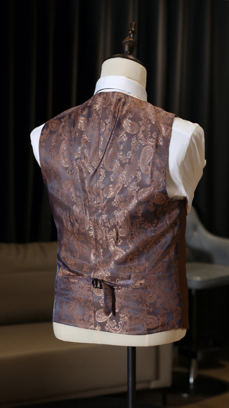 CASTLESON Admiral - Costume 3 pièces à carreaux bleu marine/tan Mix & Match