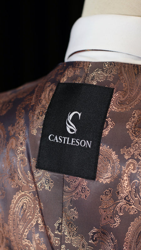 CASTLESON Admiral - Costume 3 pièces à carreaux bleu marine/tan Mix & Match