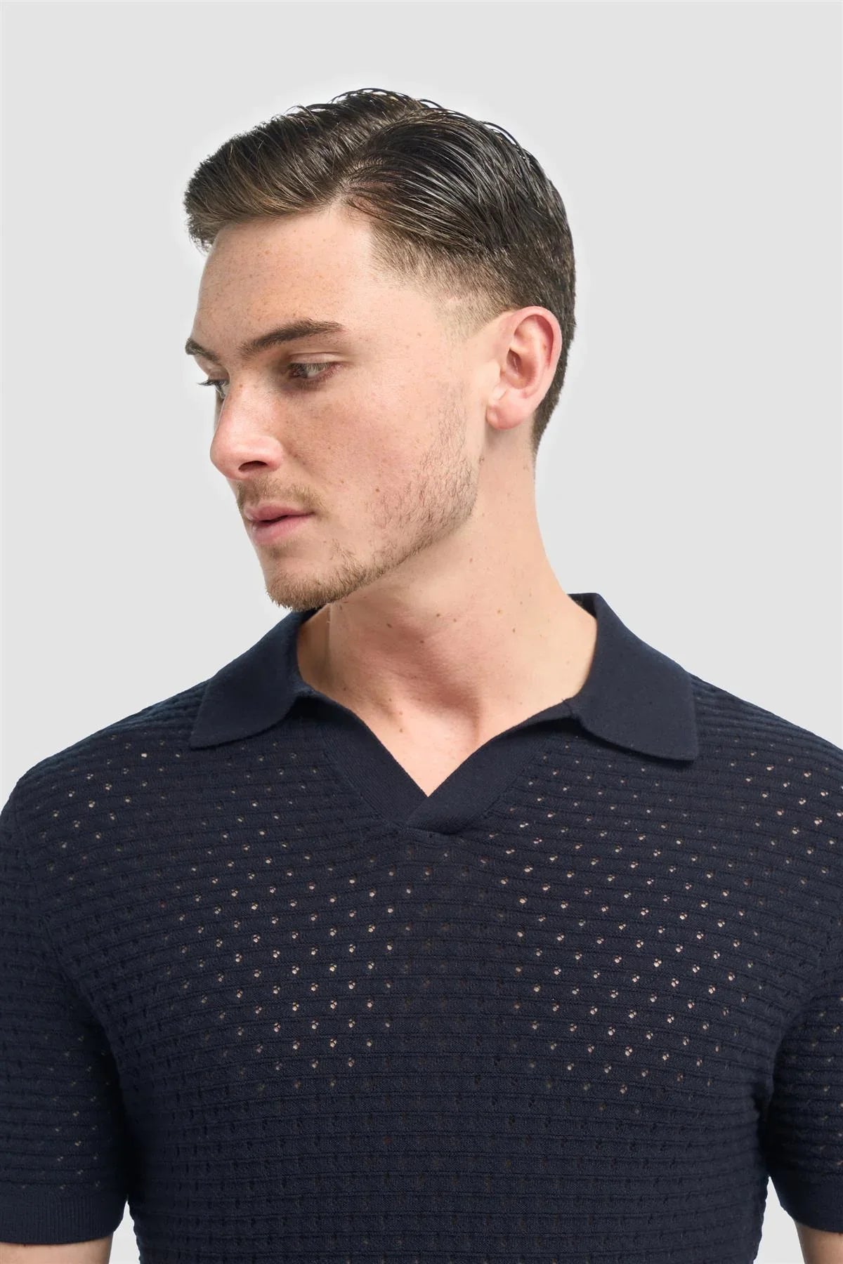 Polo Cavani Axel bleu marine